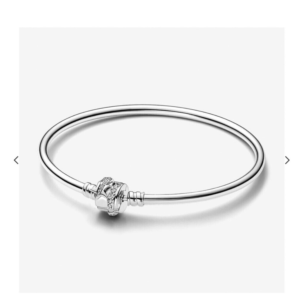 PANDORA Moments Limited Edition Sterling Shooting Star Charm Bangle 592733C01-19